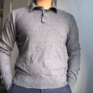 BANANA REPUBLIC LONG SLEEVE DRESS POLO SMALL